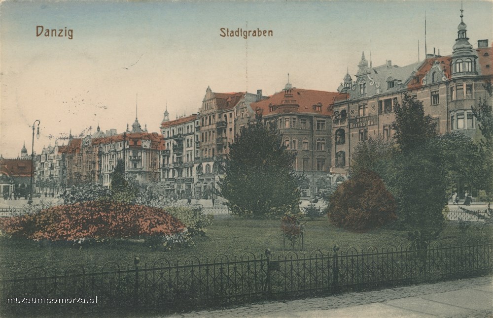 Gdańsk, Podwale Grodzkie, Stadtgraben