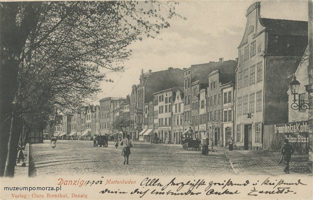 Gdańsk, kamienice ulicy Szopy