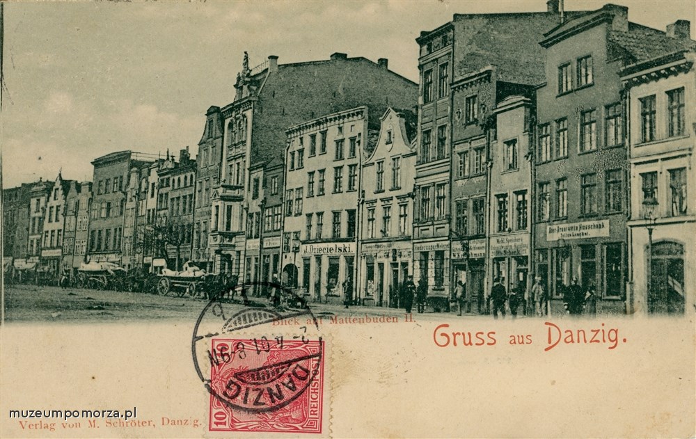 Gdańsk, kamienice ulicy Szopy