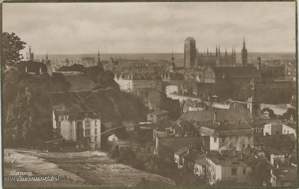 Gdańsk, Widok na Zaroślak (Petershagen)
