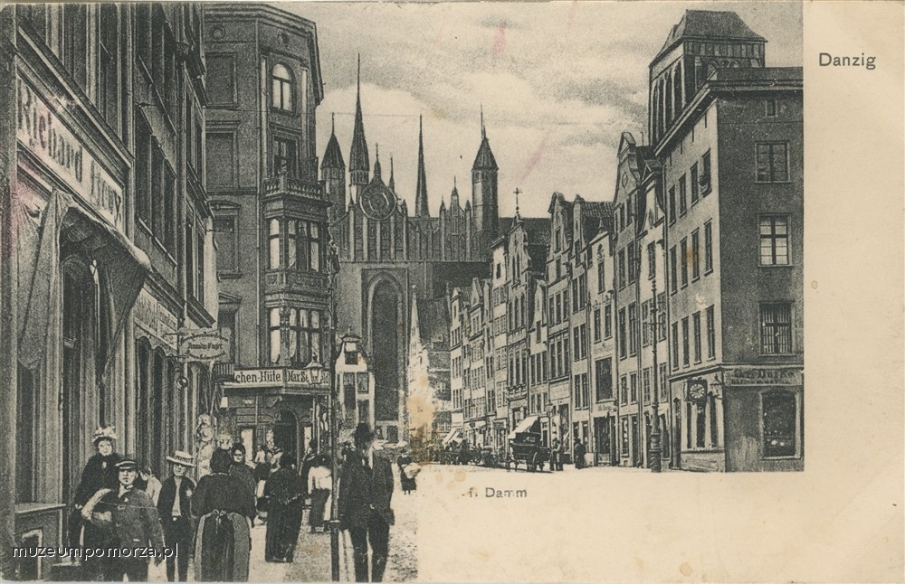 Gdańsk, widok na kościół NMP