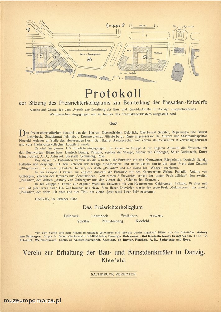Protokół z posiedzenia kolegium jurorów