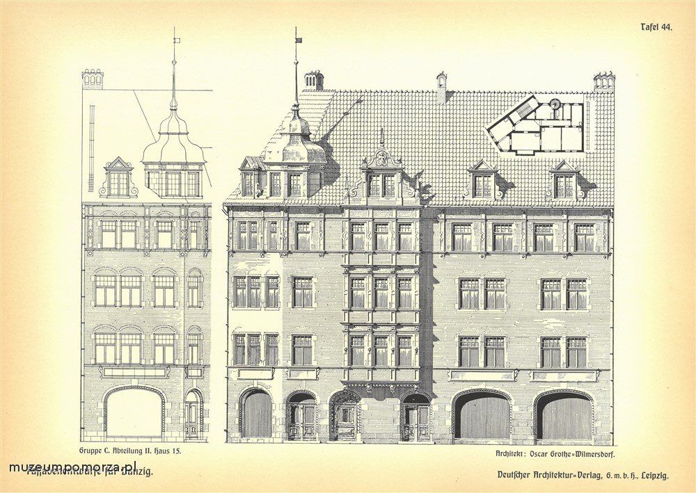 Projekt gdańskiej fasady