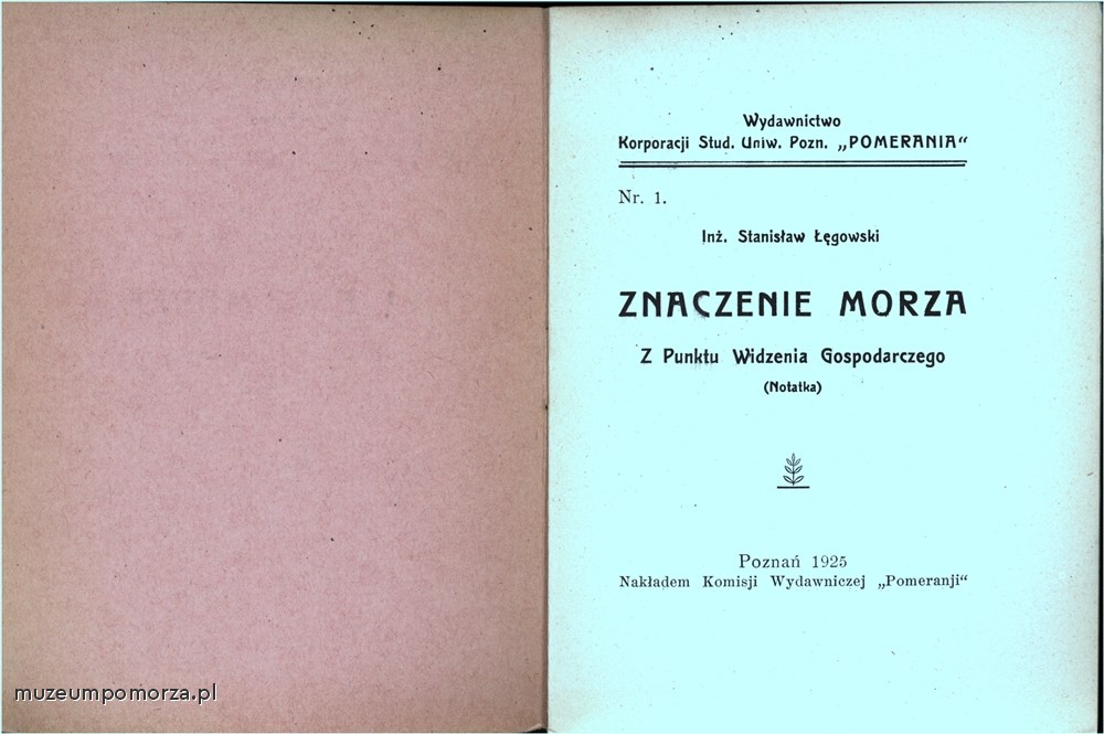 Publikacja, Znaczenie Morza