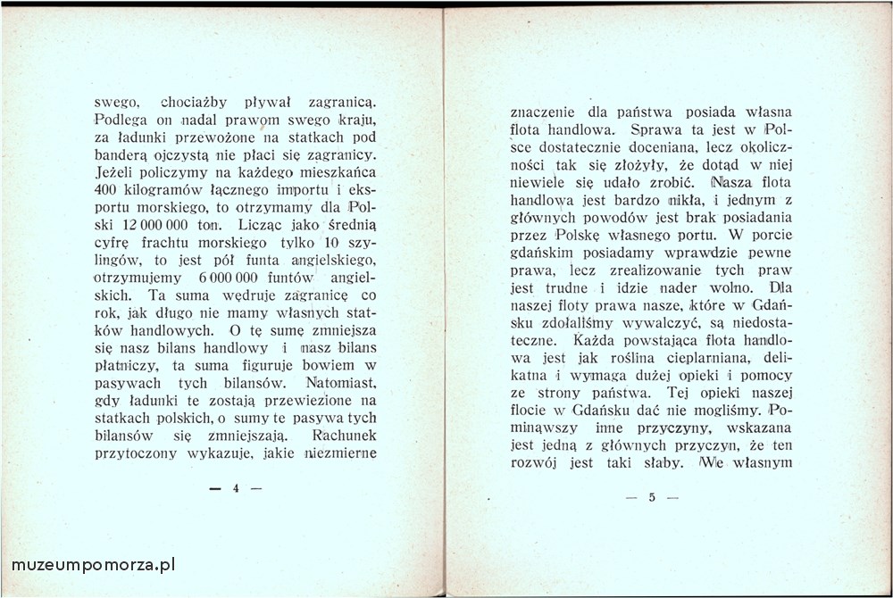Publikacja, Znaczenie Morza