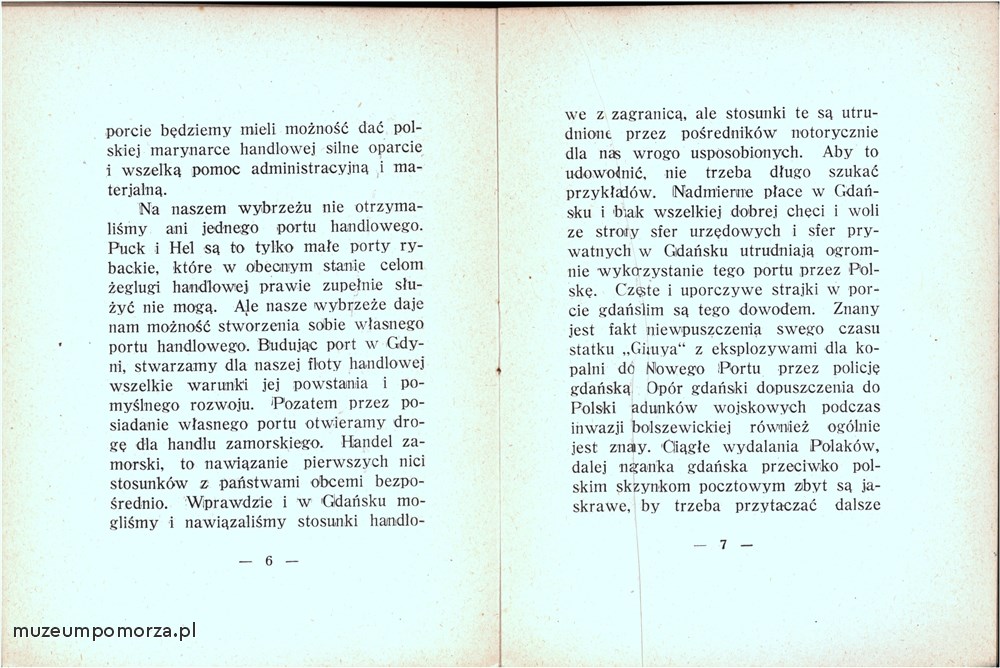 Publikacja, Znaczenie Morza