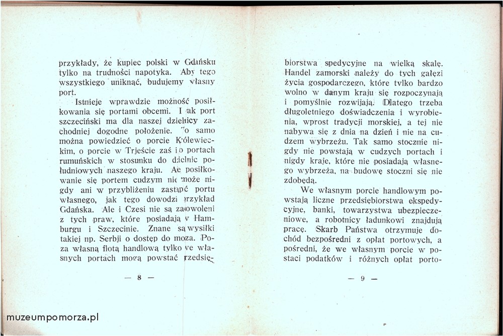 Publikacja, Znaczenie Morza