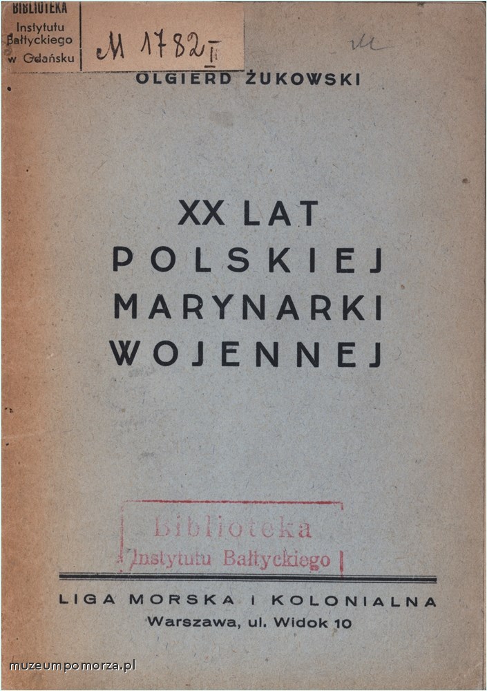 Publikacja, XX lat Polskiej Marynarki Wojennej