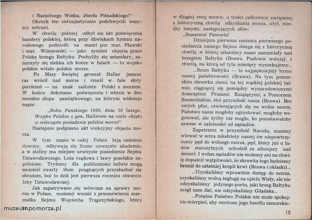 Publikacja, XX lat Polskiej Marynarki Wojennej