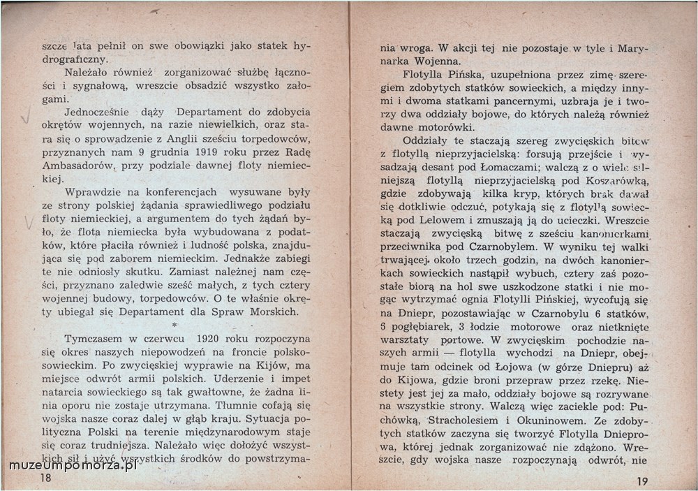 Publikacja, XX lat Polskiej Marynarki Wojennej