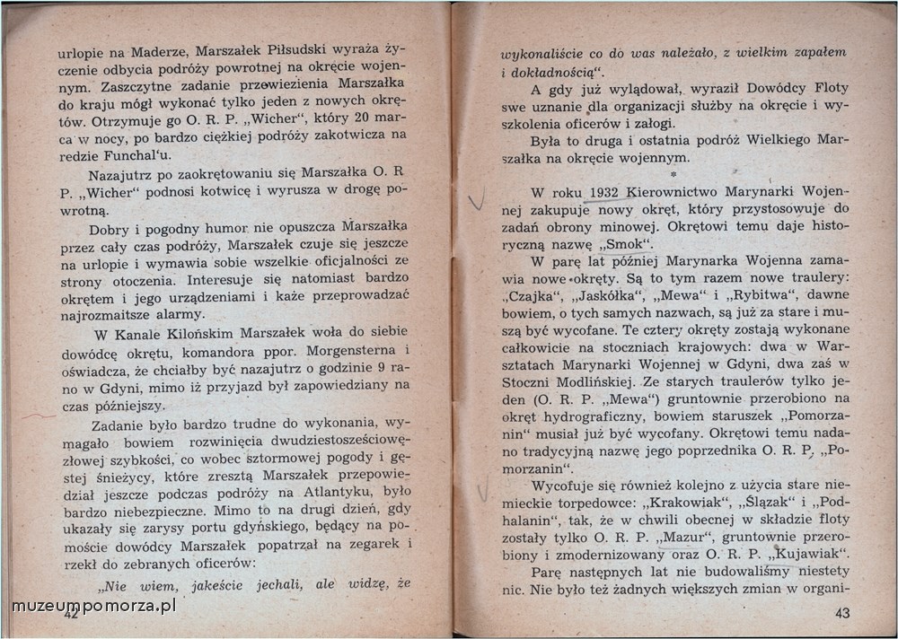 Publikacja, XX lat Polskiej Marynarki Wojennej