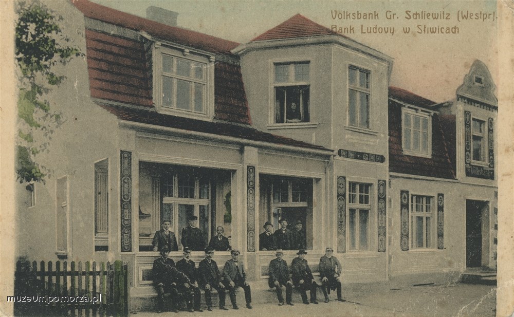 Śliwice Gr. Schliewitz Bank Ludowy