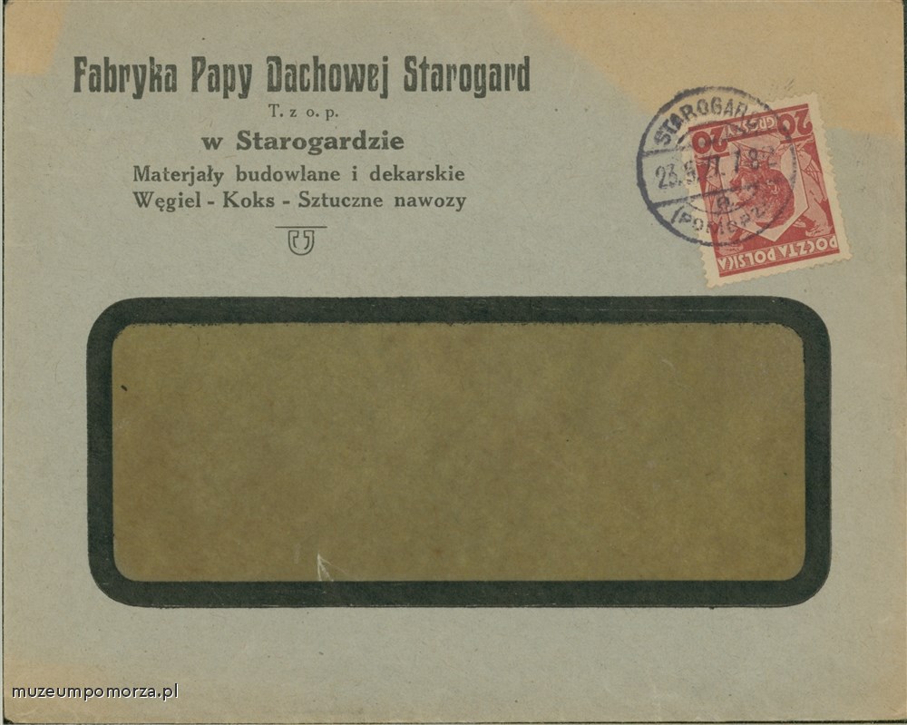 Starogard Fabryka Papy Dachowej