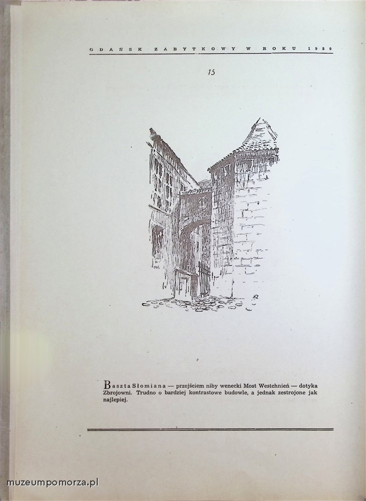 Gdańsk zabytkowy w roku 1950 