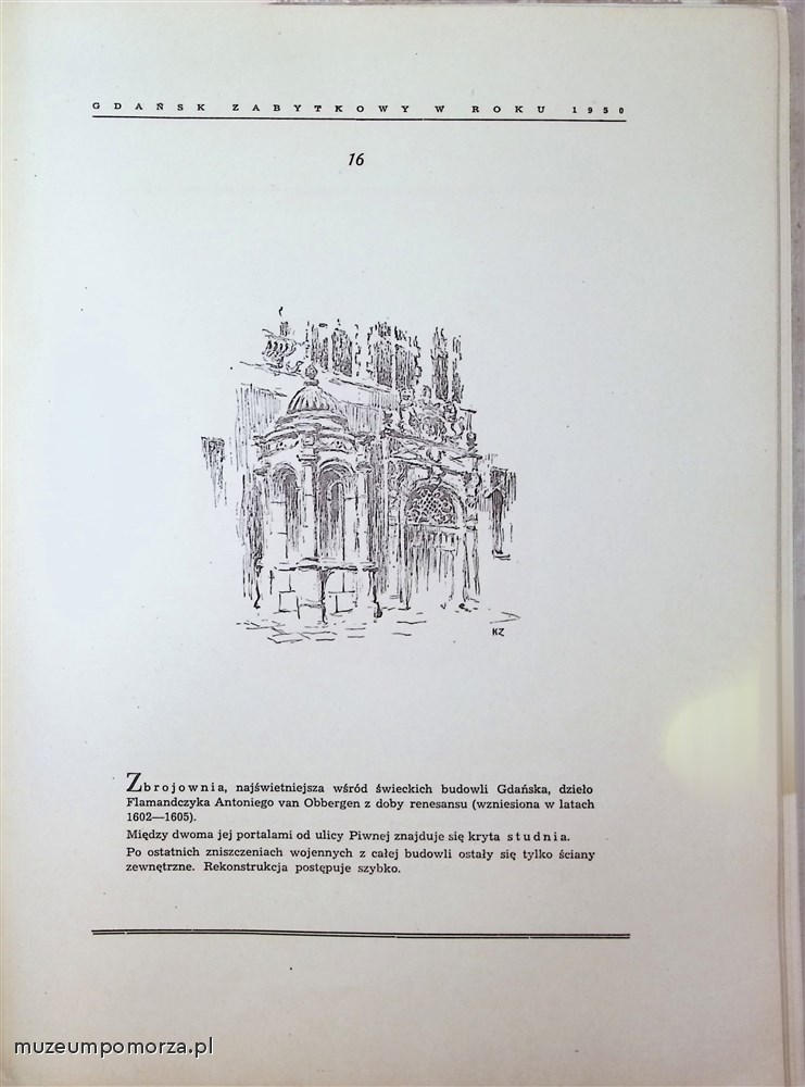 Gdańsk zabytkowy w roku 1950 