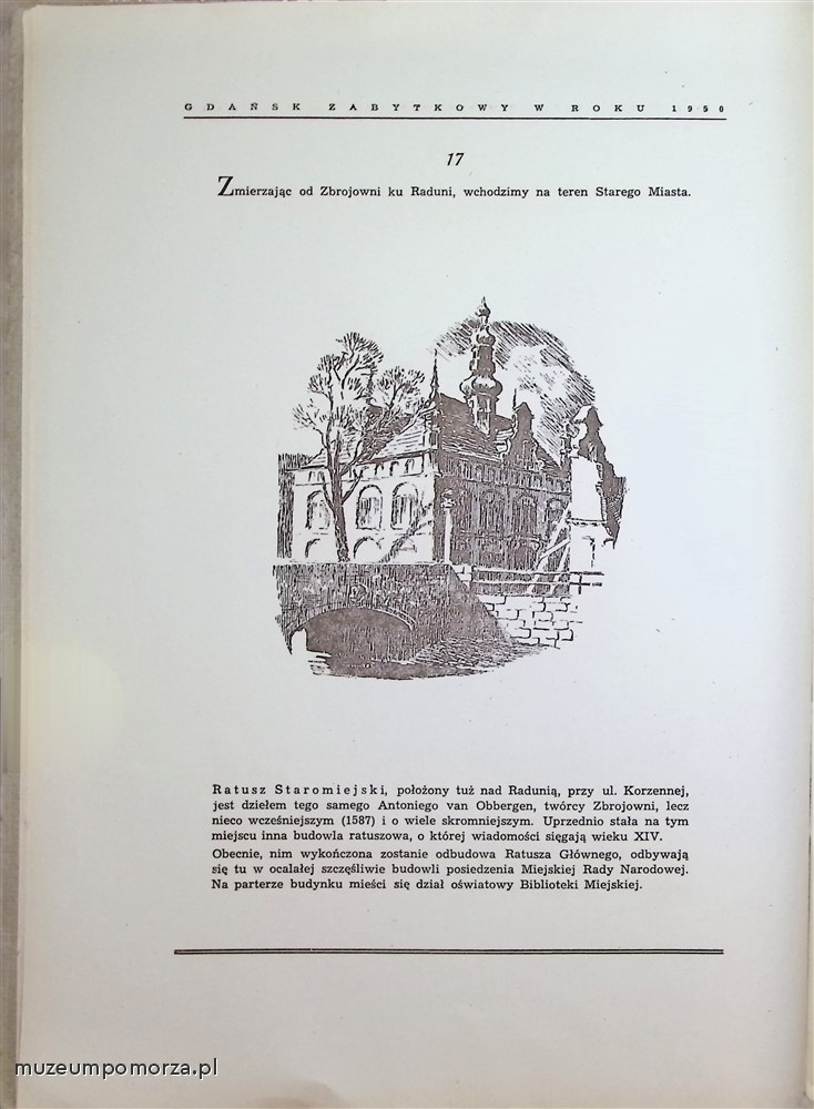 Gdańsk zabytkowy w roku 1950 