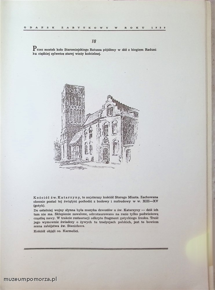 Gdańsk zabytkowy w roku 1950 