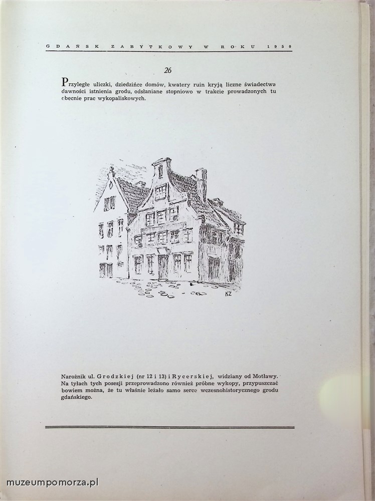 Gdańsk zabytkowy w roku 1950 