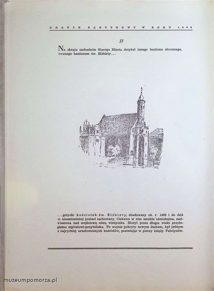 Gdańsk zabytkowy w roku 1950 