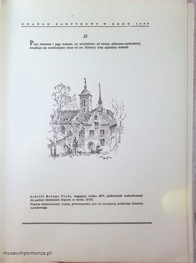 Gdańsk zabytkowy w roku 1950 