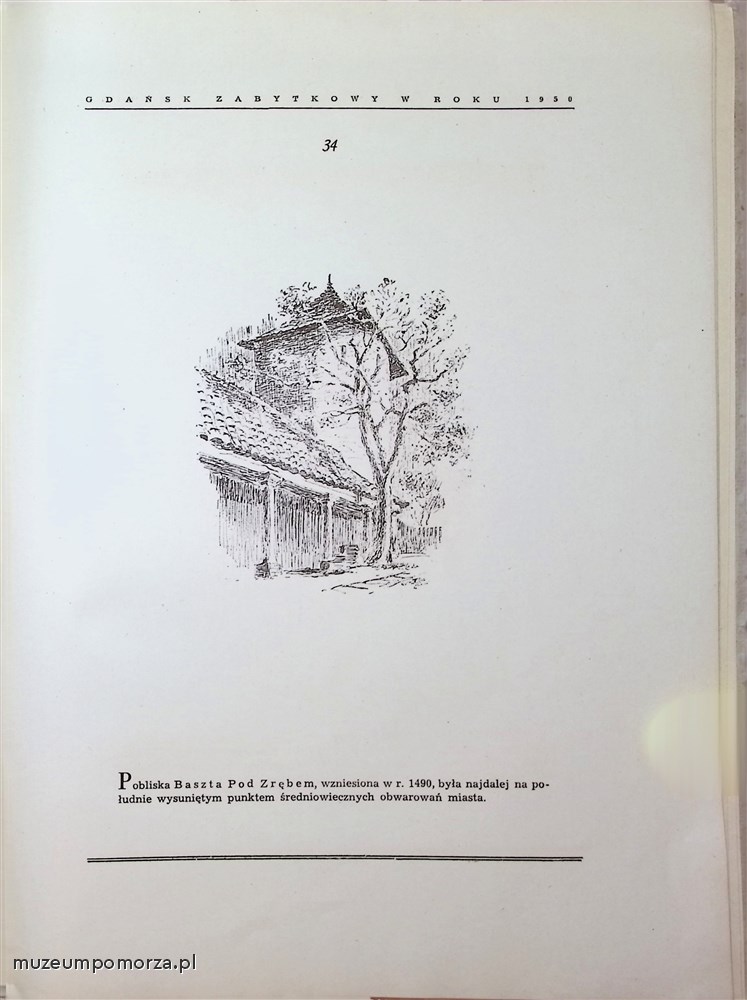 Gdańsk zabytkowy w roku 1950 
