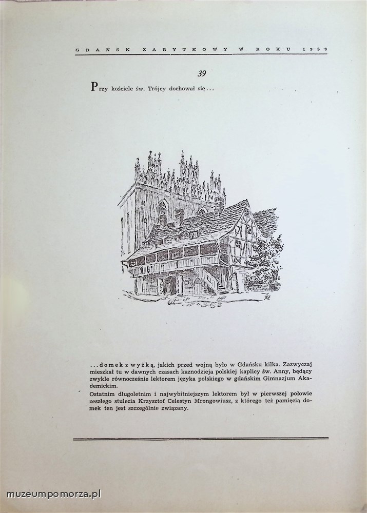 Gdańsk zabytkowy w roku 1950 