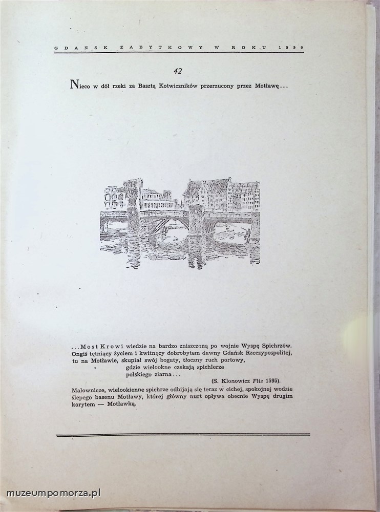 Gdańsk zabytkowy w roku 1950 