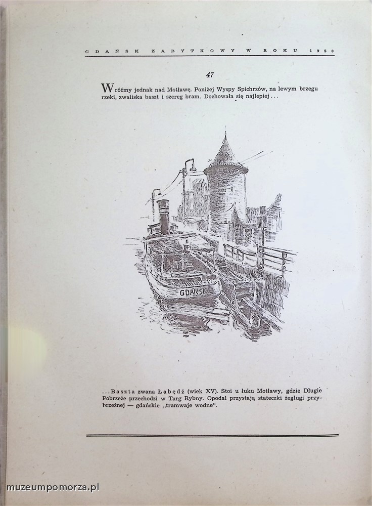 Gdańsk zabytkowy w roku 1950 