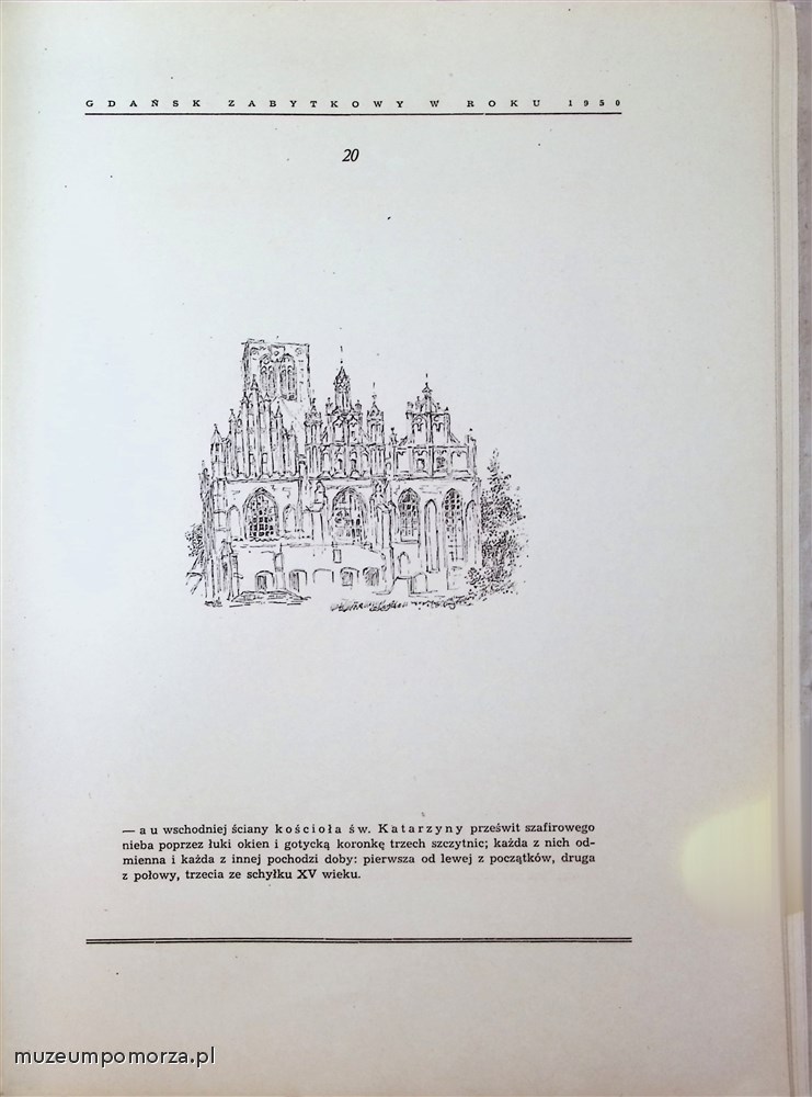 Gdańsk zabytkowy w roku 1950