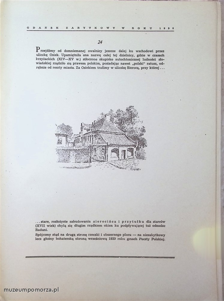 Gdańsk zabytkowy w roku 1950